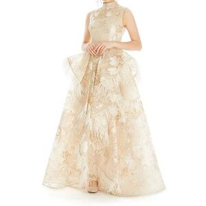 BRAND NEW In Couture Evening Dress with added long sleeves